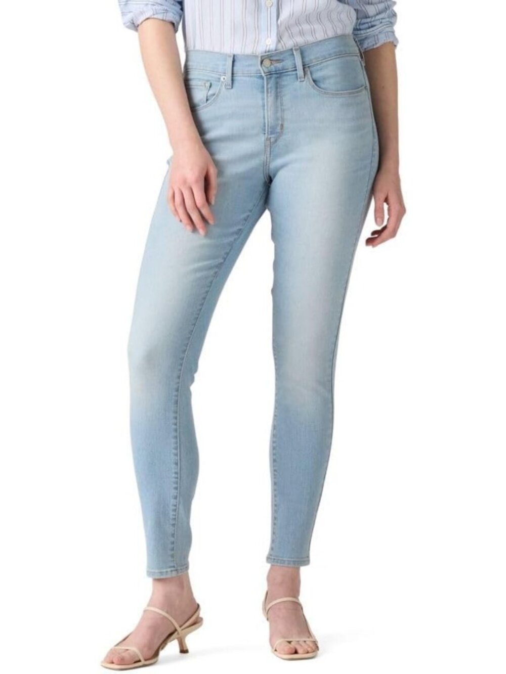 Classic Women's Skinny Jeans - High-Waisted, Stretchy Fit, Perfect for Everyday